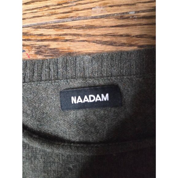 Nadaam grey Crewneck Cashmere sweater sz Small - Picture 2 of 4